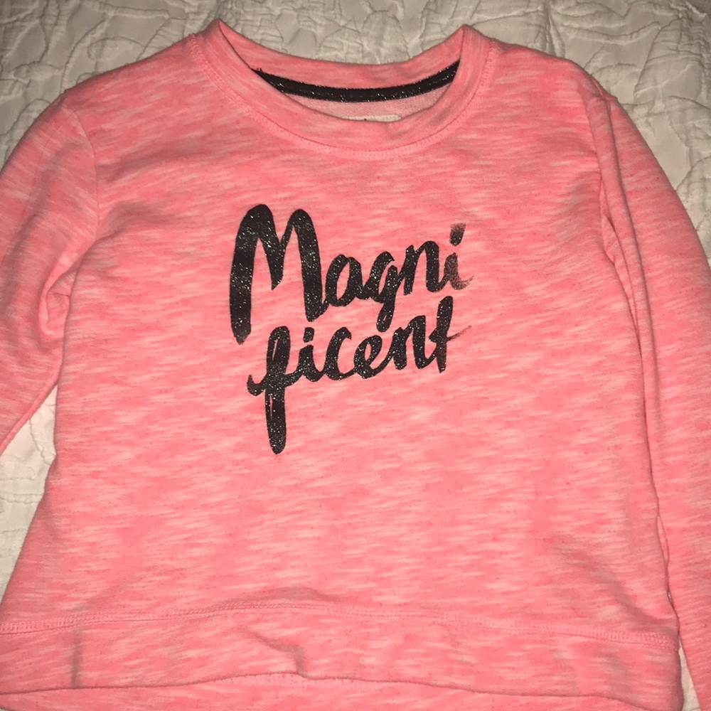 Girls crop top sweater